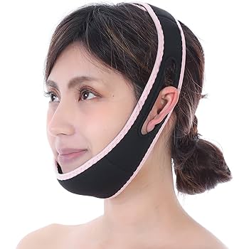 EMS 美顔器 フェイスベルト サウナマスク 自宅エステ　小顔　リフトアップ Amazon | 美顔器 EMS フェイスベルト サウナマスク V顔 自宅